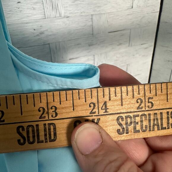 Worthington women’s blouse, sleeveless button up coastal lightweight plus size - Picture 7 of 8